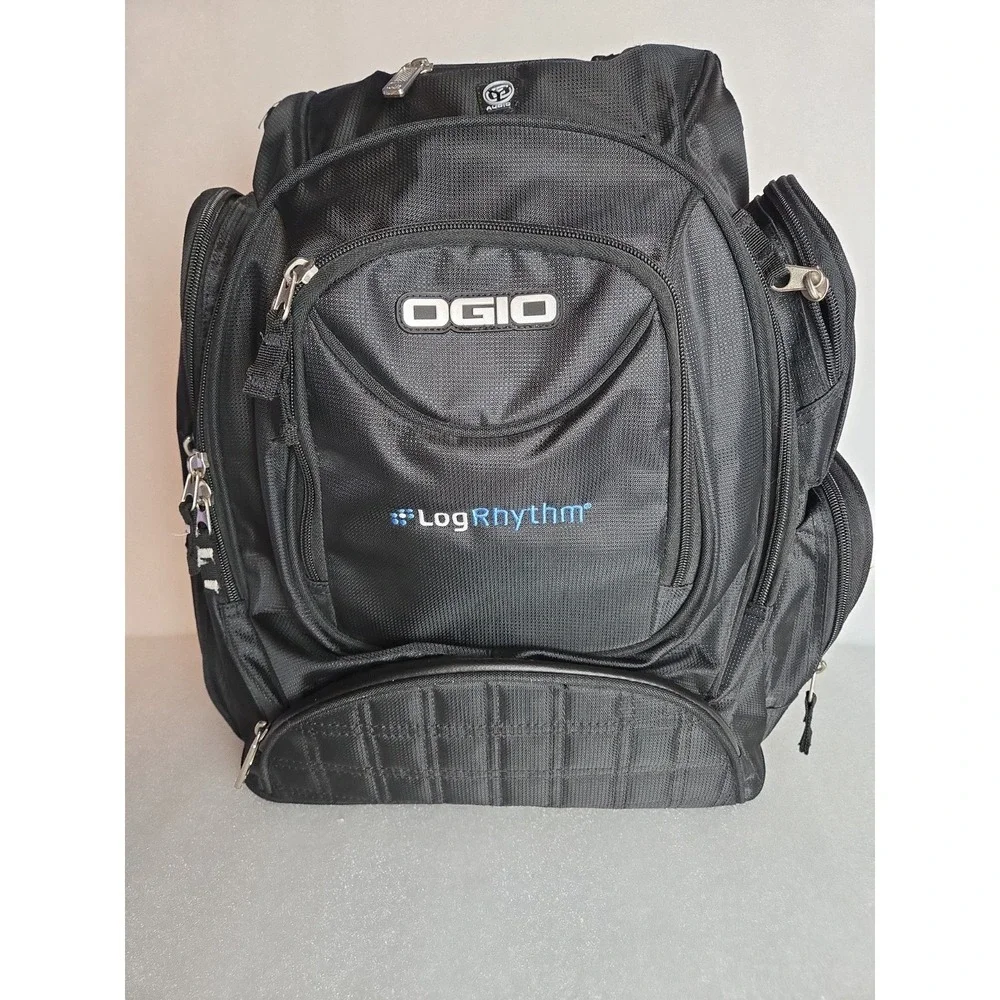 OGIO Tech Specs Metro Street Backpack BLACK with Embroidered Company Logo